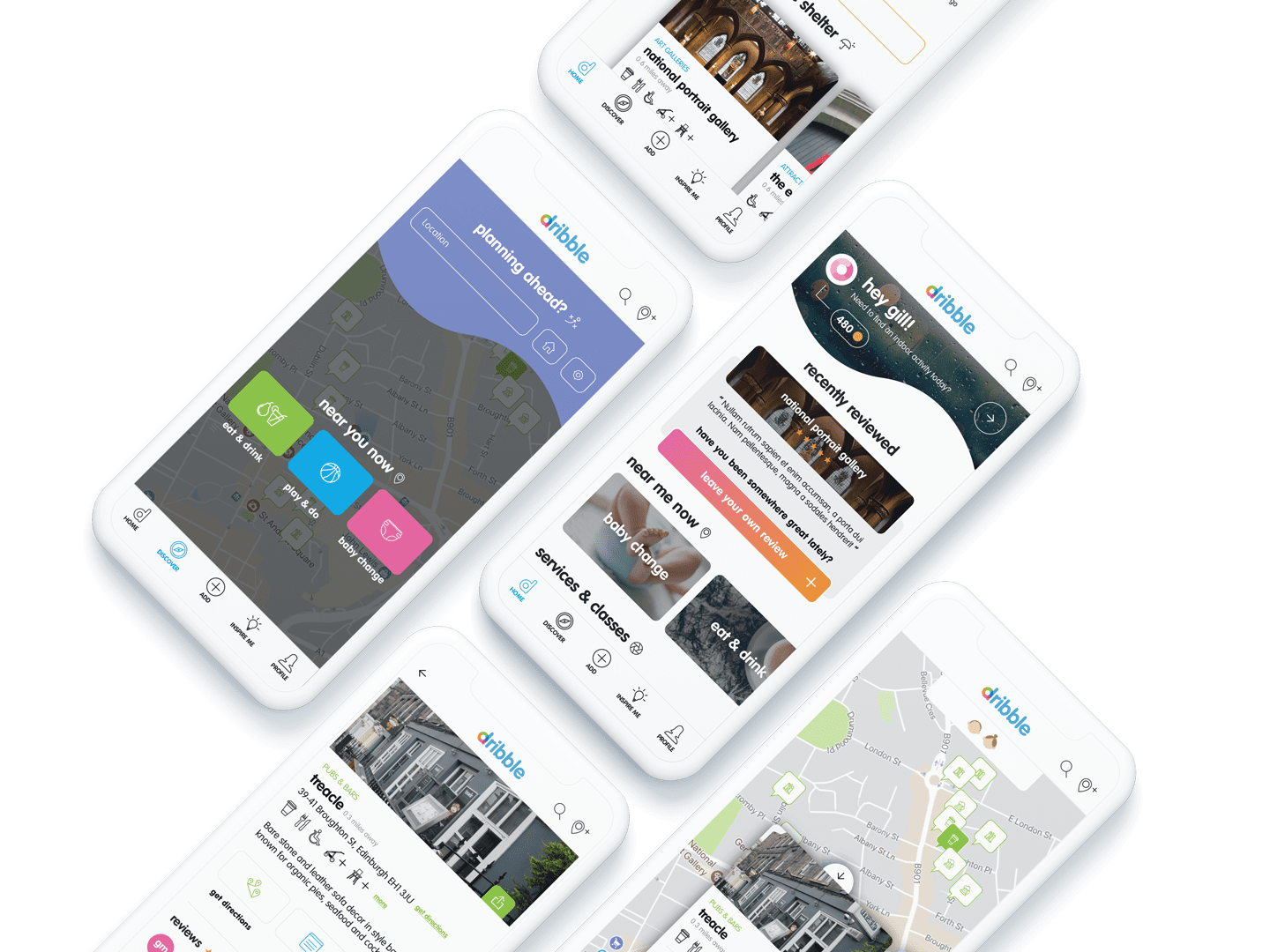 Website design for Dribble — peakfifteen